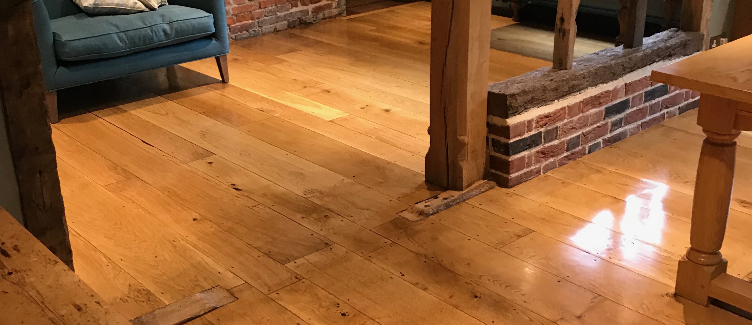 stripped wooden floorboards by Kent and Sussex Floor Sanding